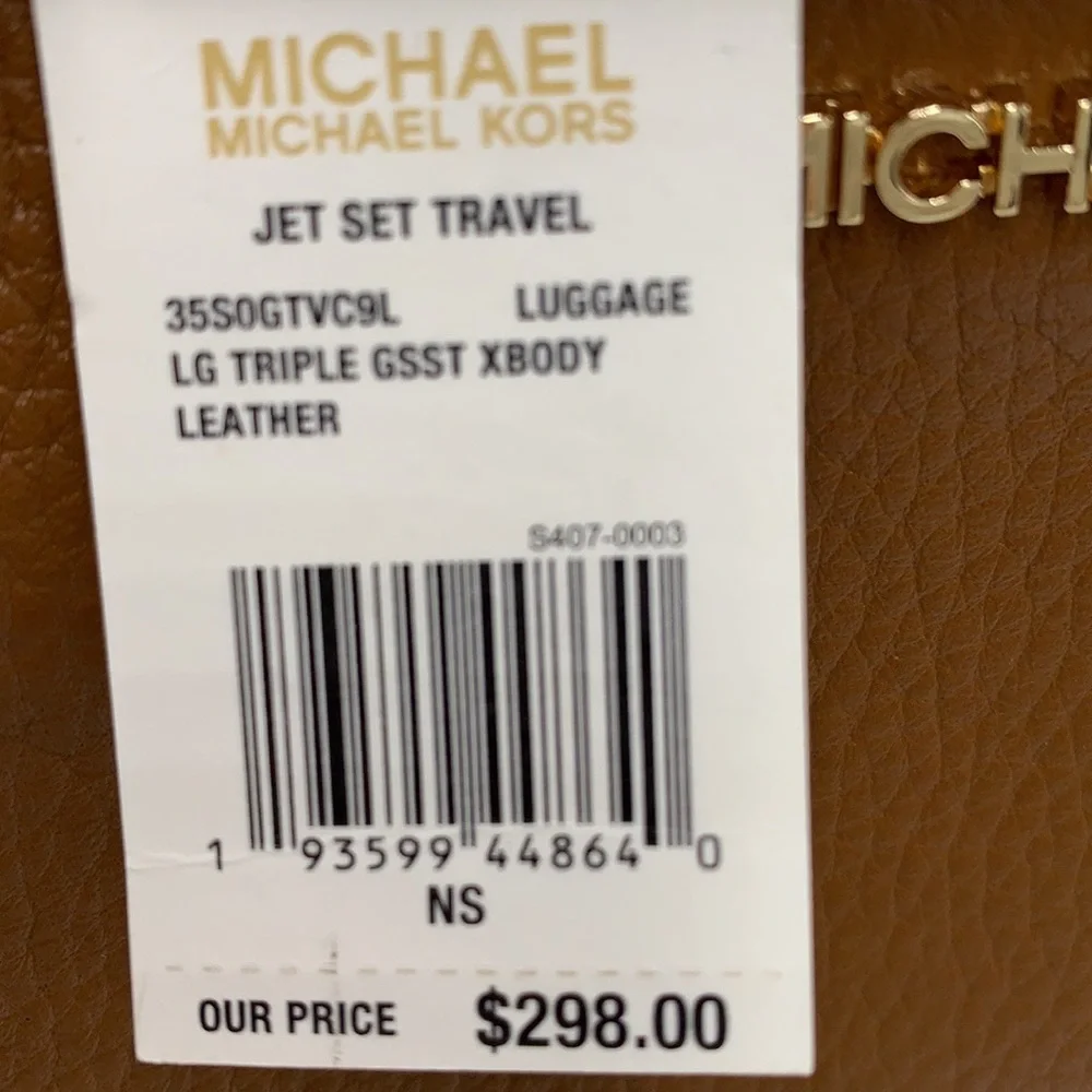 MICHAEL KORS LARGE TRIPLE XBODY BAG LUGGAGE COLOR - Picture 6 of 16